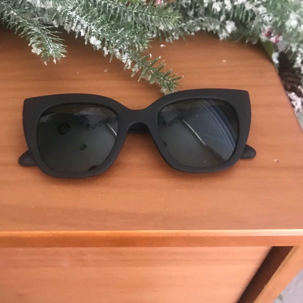 Toms black sunglasses!
